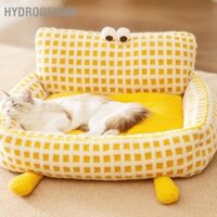 Hydrogen065 Mèo Sofa Giường Bông Mềm Thú Cưng Ghế Giữ Ấm Ngủ Đa Năng Chó Trong Nhà