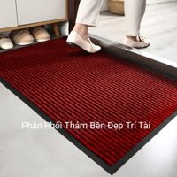 {HYI Daily Necessities} Thảm Nhựa Chùi Chân Lau Chân Trải Sàn  Welcome 40x60cm nhựa PVC 3A chống tr