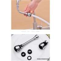 {HYI Daily Necessities} Vòi Nối Tăng Áp Bồn Rửa Chén Xoay 360 Độ Turbo Flex