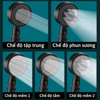 {HYI Daily Necessities} Vòi Sen Tăng Áp (Tăng Áp Lực Nước) Hàng Loại 1 Không Gỉ Nhiều Chế Độ Nước