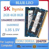 Hynix 4GB 8gb ddr3 RAM ddr3l  4gb 2gb ddr2 667mhz 800mhz 1066mhz 1333mhz 1600mhz memory for Notebook