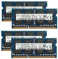 Hynix Original 32GB (4x8GB) Laptop Memory Upgrade for Select Dell Precision DDR3 1600Mhz PC3-12800 SODIMM 2Rx8 CL11 1.35v Notebook Adamanta RAM