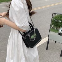 {HYO fashion} Túi xách nữ đen đeo vai và cầm tay phong cách y2k