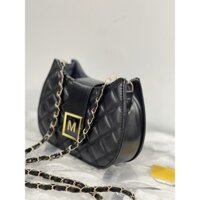 {HYO fashion} Túi xách nữ túi kẹp nách thời trang dáng thuyền khóa chữ M dây đeo phối xích_TDC288