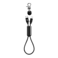 HyperDrive USB-C to Lightning Cable Keychain (8in / 20cm)