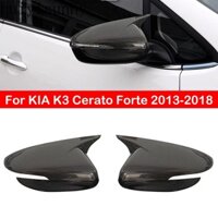 Hys Dành Cho Xe KIA K3 Cerato Forte 2013-2018 Gương Chiếu Hậu Bên Gương Nắp Cánh Cửa Bên Ngoài Phía Sau Trường Hợp Viền Sợi Carbon Miếng Dán