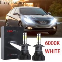 Hys KHUYẾN MÃI Dành Cho Xe Hyundai Sonata YF Năm 2010 Đến 2014 Đèn Pha LED Ô Tô Chùm Thấp Bóng Đèn Pha LED 2 Chiếc 6000K