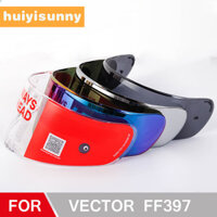 Hys Ls2 FF397 FF801 Mũ bảo hiểm xe máy Tấm che trong suốt khói đen nhiều màu Lá chắn bạc Vizard Thích hợp cho ống kính mũ bảo hiểm Ls2 VECTOR