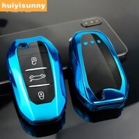 Hys Mềm TPU Chìa Khóa Xe Ô Tô Vỏ Fob Giá Đỡ Cho Xe Đạp Peugeot 308 408 508 2008 3008 4008 5008 Cho Xe Citroen C4 C6 C3-XR Phụ Kiện