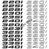Hys Retrofit 220i 225i 228i 230i 235i 240i 320I 323i 325i 328i 330i 335i 340i Miếng Dán Đuôi Kim Loại Cho Xe BMW Chữ Số Trunk Logo Huy Hiệu Decal Phụ Kiện
