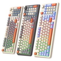 Hyun Silver Fox K82 Bàn phím và chuột USB có dây Nga Bộ Bàn phím chơi game ba màu phát
