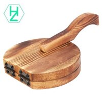 [Hzhaiyaa3.vn] Dụng cụ ép bột Máy ép bột Bánh bao Da Dụng cụ ép bánh bao Gỗ Dụng cụ ép bột Máy ép bánh bao Máy ép bánh bao