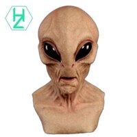 [Hzhaiyaa3.vn] Mặt nạ toàn bộ UFO cao su đáng sợ Halloween dành cho người lớn Trang phục hóa trang Mặt nạ Cosplay