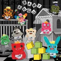 Hzling Baby Fug Doll, Búp bê răng xấu xí 10CM mềm mại, Quà tặng đồ chơi sang trọng / Cotton PP Mini dễ thương