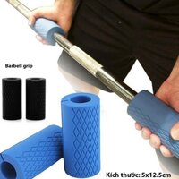 [HZ]Tay nắm cao su bọc tạ, thanh đòn tạ giảm đau tay, chai tay tập gym, tập nâng tạ