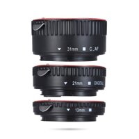 Ĩ Andoer Macro Extension Tube Set 3-Piece 13mm 21mm 31mm Auto Focus Extension Tube Rings for Camera Body and Lens of 35m