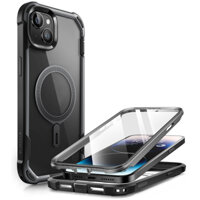I-blason Ares Mag cho iPhone 15 Plus 6.7 inch Ốp lưng không dây tương thích Sạc toàn thân hai lớp chống trượt Chống sốc Chắc chắn Ốp lưng trong suốt có bảo vệ màn hình tích hợp