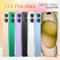 i15 Pro Max điện thoại thông minh 6.7 inch Màn hình HD 8G/256G 8000mAh điện thoại rẻ cho học sinh 4G/5G giá rẻ Hai SIM