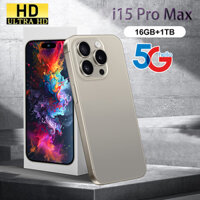 i15 Pro Max điện thoại thông minh 6.7 inch Màn hình HD La bàn 8G/256G điện thoại rẻ cho học sinh 4G/5G giá rẻ SIM kép