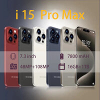 i15 Pro Max điện thoại thông minh 6.7 inch Màn hình HD 16G/1TB điện thoại rẻ cho học sinh 4G/5G giá rẻ Đài phát thanh