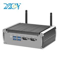 I7-4500U Intel Core PC mini công nghiệp fanless xcy RS-232 2X cổng nối tiếp GbE LAN 4x USB hỗ trợ wifi Windows Linux