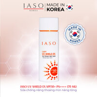 I71 Sữa chống nắng IASO Uv Shield Ex Spf50+/Pa++++ 70ml