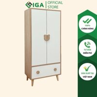 IAG [ HIHI VN XUẤT KHẨU] Tủ Quần Áo Trẻ Em IGA Bear Shelf  - GP123 HÀNG TỐT