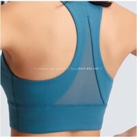 ib LULULEMON - Bộ Tập Thể Thao Màu Xanh Dark Peacock Blue 2021