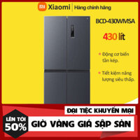 [ib shop đặt hàng]  Tủ lạnh Xiaomi 430L tủ lạnh 4 cửa thông minh tiêu thụ điện năng thấp | BCD-430WMSA