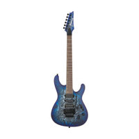 Ibanez S770-CZM Electric Guitar, Cosmic Blue Frozen Matte (B-Stock)