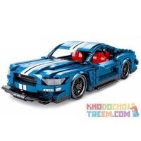 IBLOCK PL-920-149 920-149 PL920-149 SEMBO 701710 SHENG YUAN SY 8409 non Lego FORD MUSTANG PULLBACK bộ đồ chơi xếp lắp ráp ghép mô hình Speed Champions Racing Cars Đua Xe Công Thức 737 khối