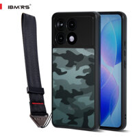 Ibmrs cho Xiaomi poco F6 pro 5G Case [Chống rơi] [Bảo vệ cấp quân đội] Camera sau trong suốt chống trầy xước Đen