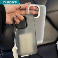 ibumpers Ốp Điện Thoại Hàn Quốc Xinh Nhám Mờ Cho IPhone 11 16 15 Pro Max 12 Pro Max 15 Plus 7 8 Trong Suốt TPU Mềm Chống Bẩn Ốp
