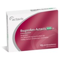 Ibuprofen-Actavis 400 mg Filmtabletten, 20 St