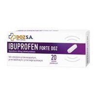 Ibuprofen Forte DOZ, 400 mg, 20 viên.THUỐC đau đầu, đau nửa đầu, đau răng, đau cơ, khớp và xương, cảm cúm và cảm lạnh, đau dây thần kinh.