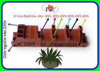 IC BẾP GAS ÂM ITALY 220V (AC) 6 LÒ - Mã sản phẩm: IC BẾP GA ÂM ITALY 220V (AC) 6 LÒ