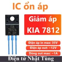 IC KIA 7812 ổn áp nhựa, ngõ ra điện áp dương 12V