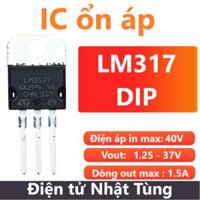 IC LM317 ỔN ÁP, NGÕ RA ĐIỆN ÁP DƯƠNG 1.25V – 37V