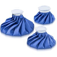 Ice Bag Packs - Set of 3 Hot & Cold Reusable Ice Bags Instant Relief From Pain And Swelling - Flexible Design to Perfectly Contour Body Parts - Comes In Size 6 9 and 11 inch