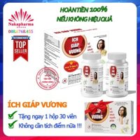 Ích Giáp Vương – Combo 2 lọ x 90 viên tặng ngay Hộp 30v - Bảo vệ tuyến giáp, giảm cường giáp, nhược giáp, basedown