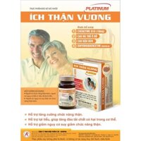 Ích thận vương platinum (coenzyme q10, cao hà thủ ô đỏ, cao đậu đen, người bị thận kém, tiểu rắt do bí tiểu, suy thận…