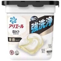 [ICHIBAN] Viên Giặt Ariel 4D Hộp 12 Viên Hương Thơm Dịu Nhẹ Tẩy Trắng Quần Áo Nhật Bản