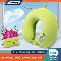 ICON Gối kê cổ，Ngăn ngừa mệt mỏi và đau nhức ở cổ bịt mắt ngủ