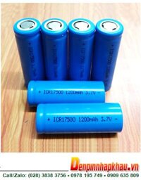 ICR17500; Pin sạc 3.7v Lithium 17500 ICR17500 1200mAh (17mmx50mm) chính hãng