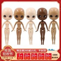 ICY búp bê nhỏ & Poor cơ trắng cơ cháy nắng cơ bắp đen không trang điểm hói búp bê baby cho đội tóc giả để thay đổi Đồ chơi búp bê