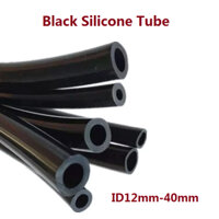 Id 12-40mm Đen Ống Silicon Ống Cao Su Silicon Chịu Nhiệt Độ Cao Ống Nước Chống Lão Hóa Ống Cách Nhiệt