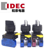 Idec Izumi YW1S-3E20 3E11 3E10 YW-10 01 Công tắc nút nhấn quay 3 bánh răng thường mở