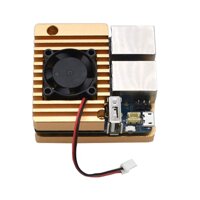 Idkska Mini Router Dual Ethernet Ports Power Supply Board with Case for NanoPi R2S