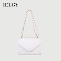 Ielgy Dây chuyền nước hoa nhỏ thời trang đeo chéo khí chất hình thoi thụt vào túi xách nữ một vai
