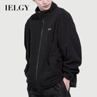 Ielgy Nhật Bản cừu len cặp đôi cổ đứng áo khoác lông cừu nam